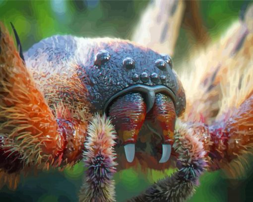 Indian Huntsman Spider Paint By Numbers