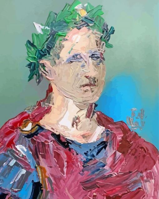 Julius Caesar Abstract Paint By Numbers