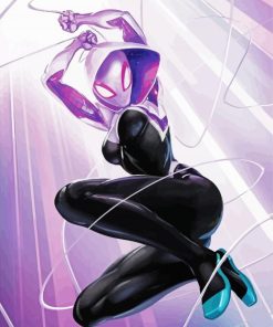 Marvel Comics Spider Gwen Stacy Paint By Numbers