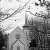 Monochrome Church In The Woods Paint By Numbers