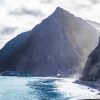 Mountains By The Beach In Sao Vicente Paint By Numbers