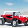 Red Beach Buggy Paint By Numbers