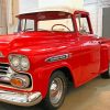 Red Chevy Apache Paint By Numbers