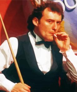 Retro Jimmy White Snooker Paint By Numbers