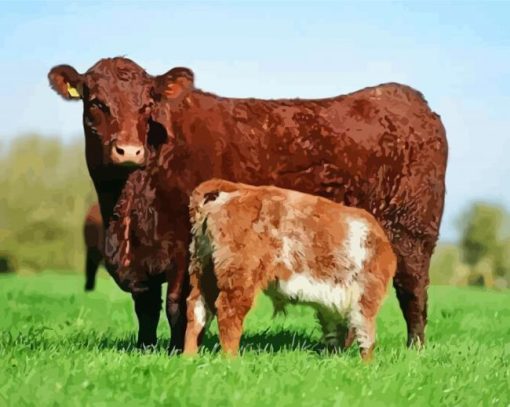 Shorthorns Paint By Number