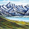 Southern Alps Art Paint By Numbers