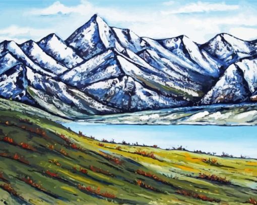 Southern Alps Art Paint By Numbers