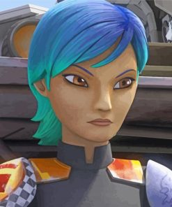 Star Wars Sabine Paint By Numbers