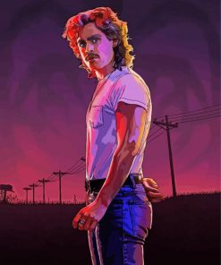 Stranger Things Billy Hargrove Art Paint By Numbers