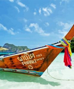 Thailand Boat Paint By Numbers