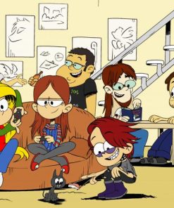 The Loud House Characters Paint By Numbers