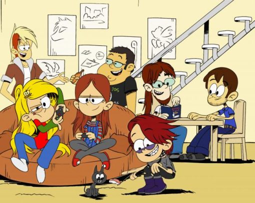 The Loud House Characters Paint By Numbers