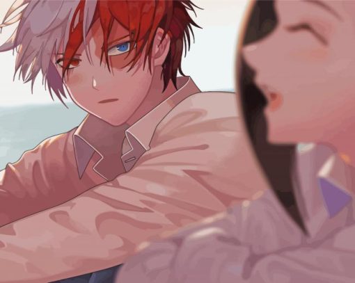 Todoroki Shoto Anime Paint By Numbers