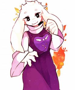 Toriel Undertale Paint By Numbers