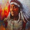 Vintage Red Cloud Art Paint By Numbers