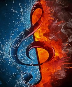 Water And Fire Table Clef Paint By Numbers