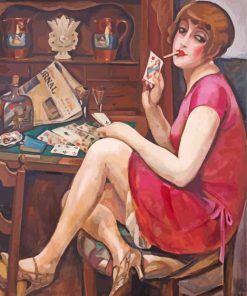 Woman Smoking Gerda Wegener Paint By Numbers