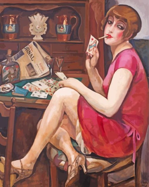 Woman Smoking Gerda Wegener Paint By Numbers