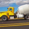 Yellow Cement Truck Paint By Numbers