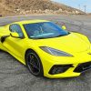 Yellow Chevy Corvette Stingray Paint By Numbers