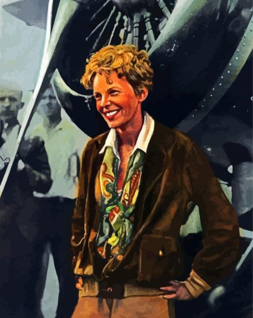 Amelia Mary Earhart Paint By Numbers