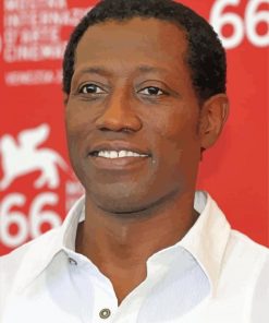 American Actor Wesley Snipes Paint By Numbers