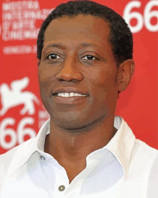 American Actor Wesley Snipes Paint By Numbers