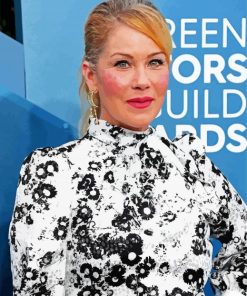 American Actress Christina Applegate Paint By Numbers