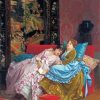 An Afternoon Idyll By Auguste Toulmouche Paint By Numbers