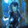 Anime Wolf Girl Paint By Numbers