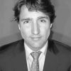 Black And White Justin Trudeau Paint By Numbers