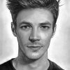 Black And White Grant Gustin Art Paint By Numbers