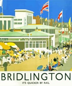 Bridlington Town Poster Paint By Numbers