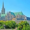 Chartres Cathedral Building In France Paint By Numbers