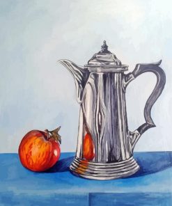 Coffee Pots Illustration Paint By Numbers