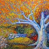 Colorful Beech Tree Paint By Numbers