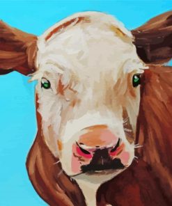 Cow Portrait Paint By Numbers