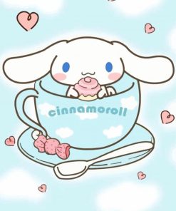 Cute Cinnamoroll Character Paint By Numbers