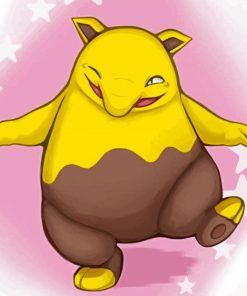 Cute Drowzee Paint By Numbers