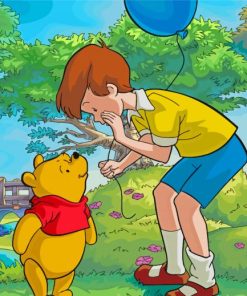 Disney Christopher Robin And Winnie The Pooh Paint By Numbers