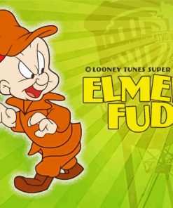 Elmer Fudd Animation Character Paint By Numbers