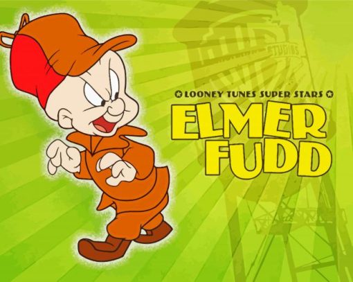 Elmer Fudd Animation Character Paint By Numbers