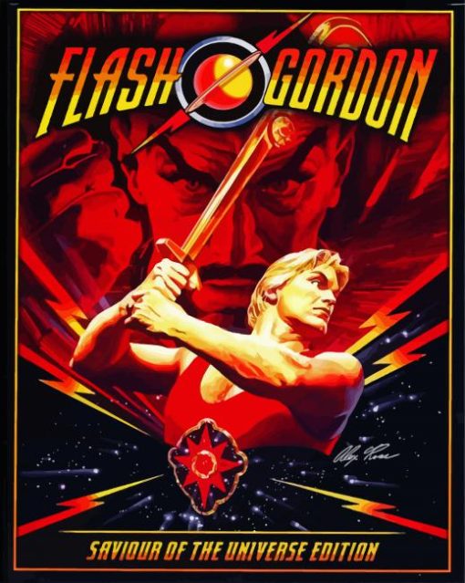 Flash Gordon Art Paint By Numbers