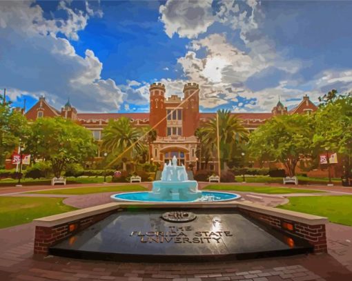 Florida State University In Tallahassee Paint By Numbers