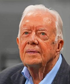 Former US President Jimmy Carter Paint By Numbers