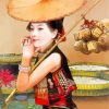 Girl In China Dress Art Paint By Numbers