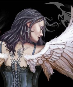 Gothic Angel Paint By Numbers