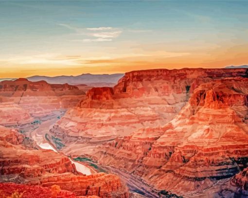 Grand Canyon West Paint By Numbers