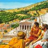 Greek Scene Art Paint By Numbers