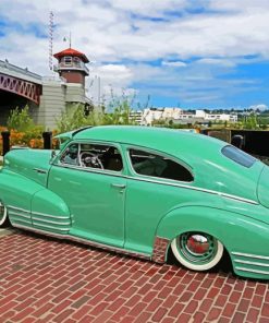 Green 48 Chevy Fleetline Car Paint By Numbers